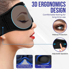 EnjoyingDreams™ Bluetooth Eye Mask Sound Sleeper - Value Deal Offers