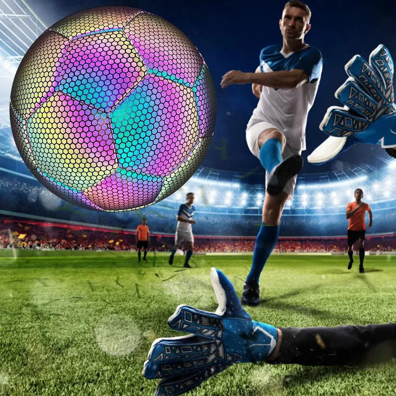 StarGlow™ Holographic Reflective Luminous Football - Value Deal Offers